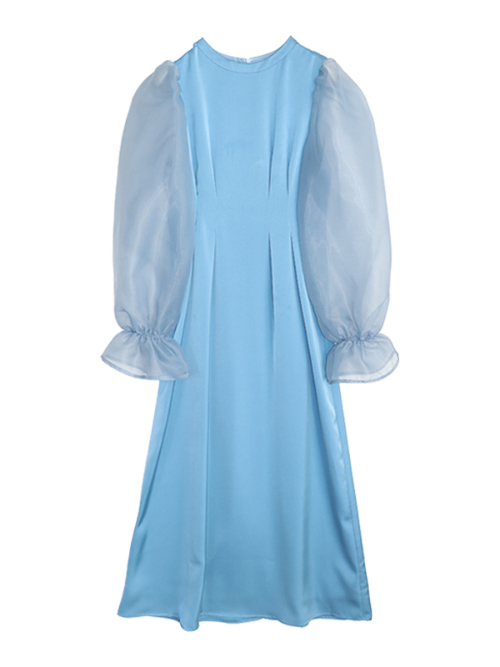 定価¥18700amail ブルー　ドレス