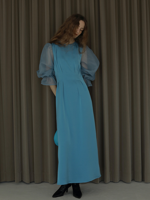 Mature bon sleeve dress｜Can be delivered｜アマイルオンラインショップ