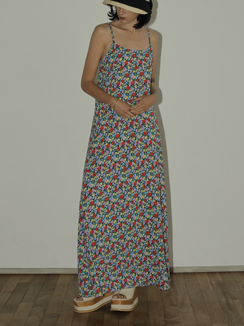 Nudy flower maxi dress｜Can be delivered｜アマイルオンラインショップ
