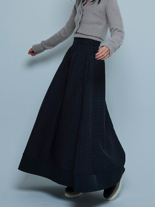 Volume up quilting skirt｜Can be delivered｜アマイルオンラインショップ