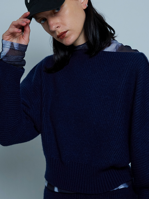 Crescent moon knit｜Can be delivered｜アマイルオンラインショップ