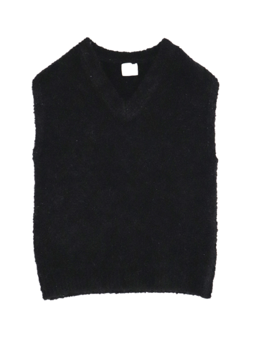 Boucle pon knitvest｜Can be delivered｜アマイルオンラインショップ