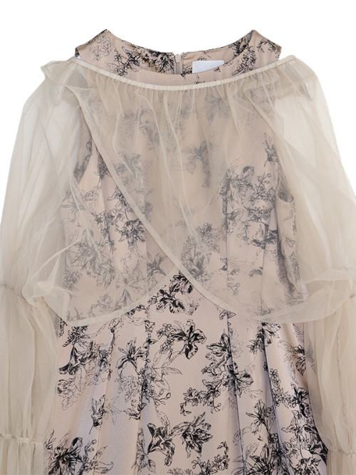 AMAIL（アマイル）の「Frower bon tulle dress（ドレス）」 - WEAR