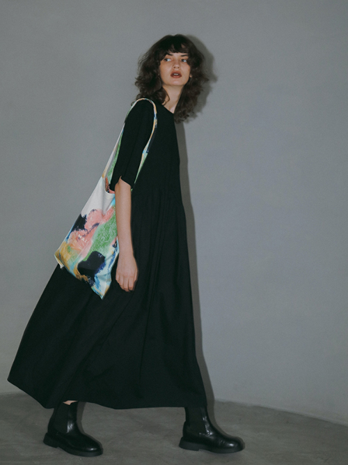 Jaefun docking flare dress｜Can be delivered｜アマイル