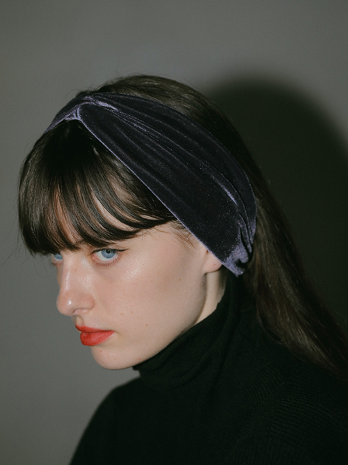 【TATIANA】Elizabeth Ribborn Velvet Hair Band ヘアバンド TATIANA] 人気商品☆Elizabeth ribbon velvet hairband