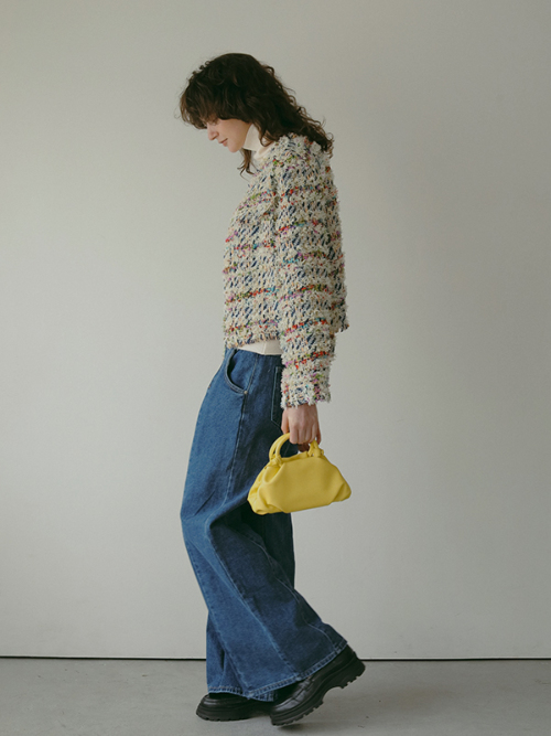 TWEED FRINGE ジャケット｜Can be delivered｜アマイル