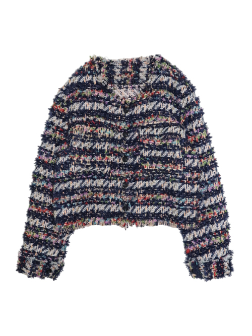 TWEED FRINGE ジャケット｜Can be delivered｜アマイル